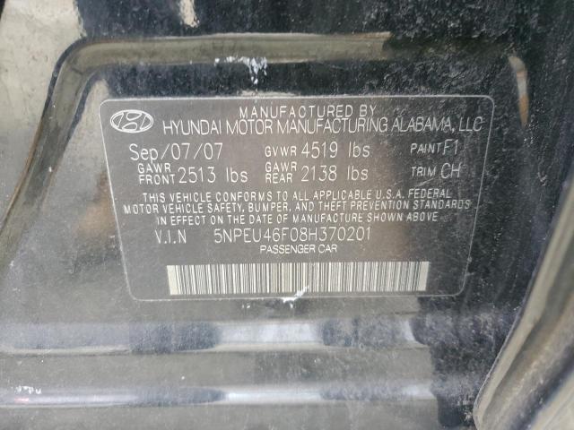 Photo 12 VIN: 5NPEU46F08H370201 - HYUNDAI SONATA 