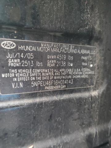 Photo 11 VIN: 5NPEU46F16H014143 - HYUNDAI SONATA 