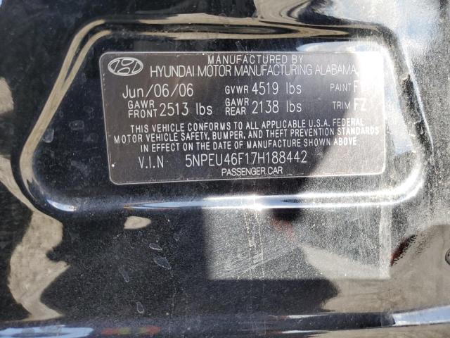 Photo 11 VIN: 5NPEU46F17H188442 - HYUNDAI SONATA SE 