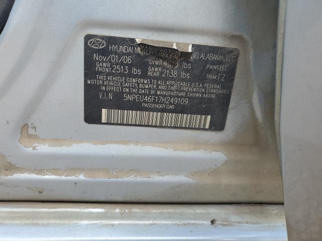 Photo 11 VIN: 5NPEU46F17H249109 - HYUNDAI SONATA SE 