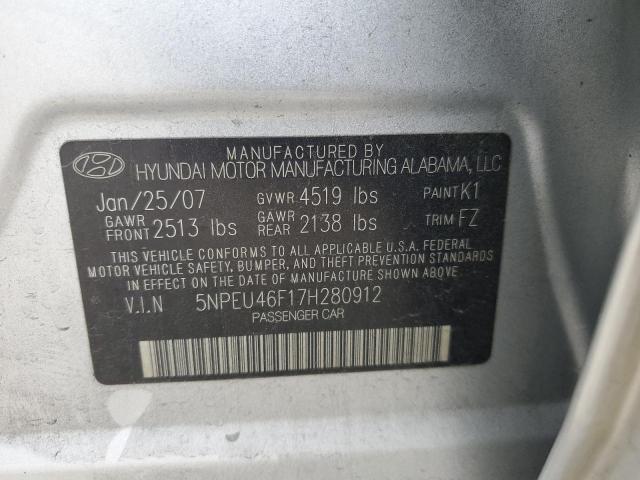 Photo 11 VIN: 5NPEU46F17H280912 - HYUNDAI SONATA 