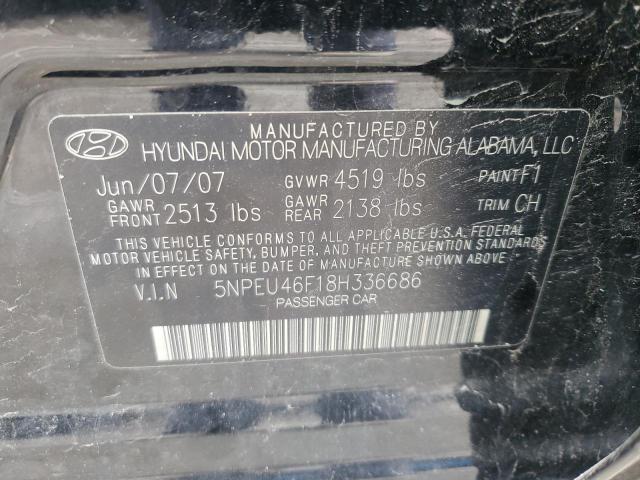 Photo 11 VIN: 5NPEU46F18H336686 - HYUNDAI SONATA 