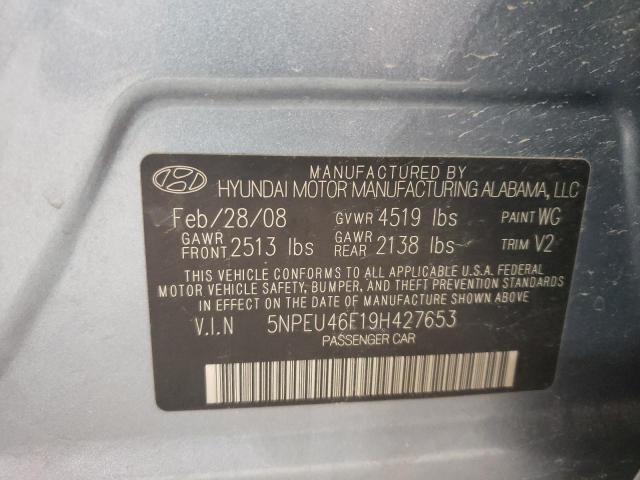 Photo 9 VIN: 5NPEU46F19H427653 - HYUNDAI SONATA SE 