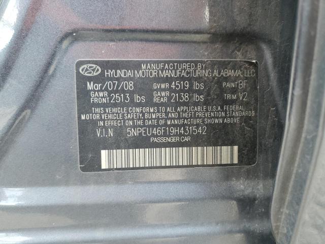 Photo 11 VIN: 5NPEU46F19H431542 - HYUNDAI SONATA 