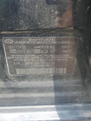 Photo 11 VIN: 5NPEU46F19H534153 - HYUNDAI SONATA 