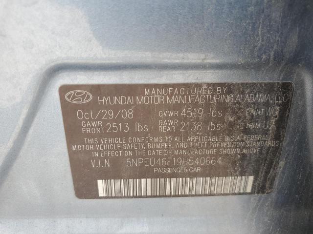 Photo 12 VIN: 5NPEU46F19H540664 - HYUNDAI SONATA 