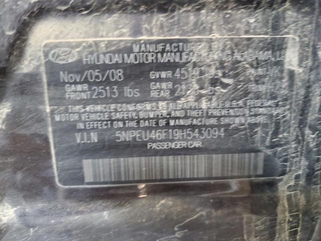 Photo 11 VIN: 5NPEU46F19H543094 - HYUNDAI SONATA 