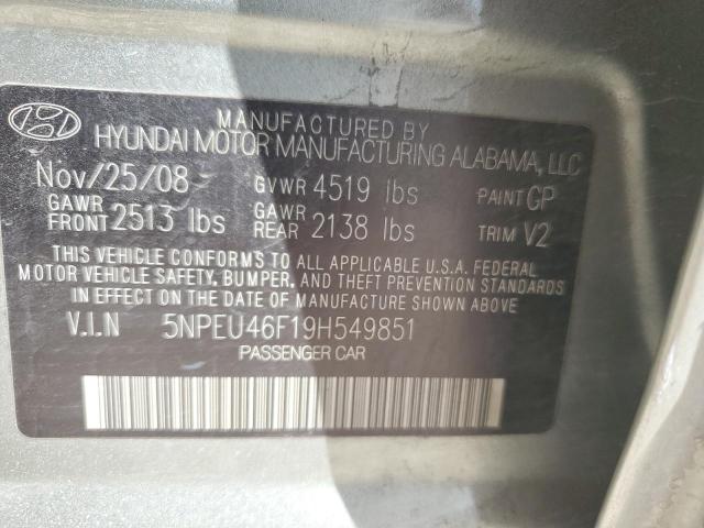 Photo 11 VIN: 5NPEU46F19H549851 - HYUNDAI SONATA SE 