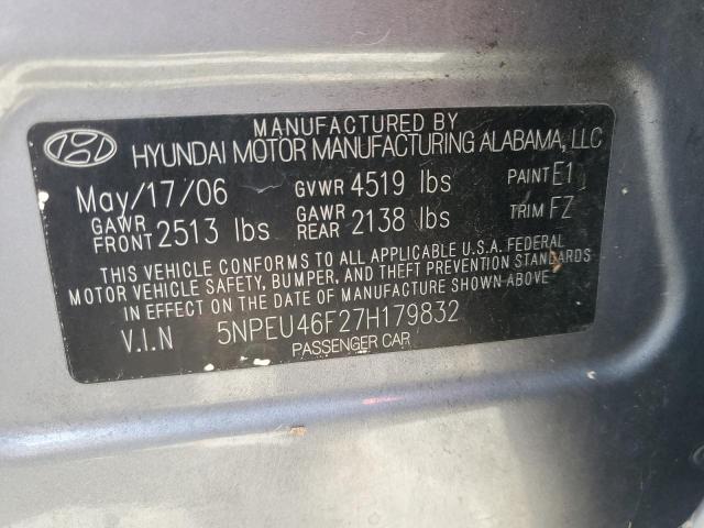 Photo 11 VIN: 5NPEU46F27H179832 - HYUNDAI SONATA 