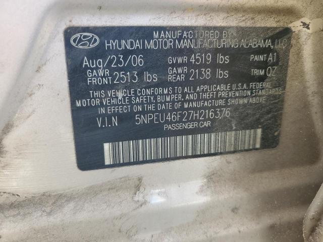 Photo 11 VIN: 5NPEU46F27H216376 - HYUNDAI SONATA 