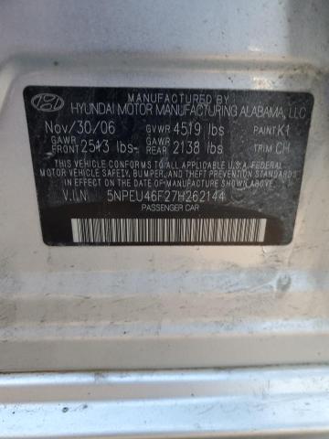 Photo 12 VIN: 5NPEU46F27H262144 - HYUNDAI SONATA 