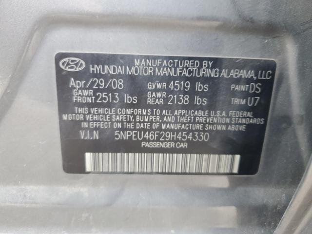 Photo 11 VIN: 5NPEU46F29H454330 - HYUNDAI SONATA SE 