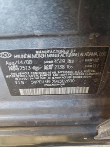 Photo 11 VIN: 5NPEU46F29H502800 - HYUNDAI SONATA SE 