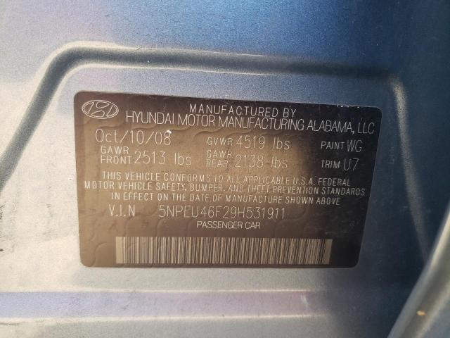 Photo 11 VIN: 5NPEU46F29H531911 - HYUNDAI SONATA SE 