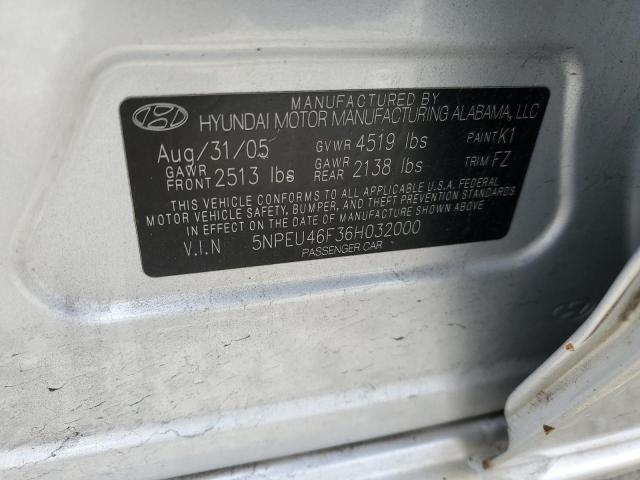 Photo 11 VIN: 5NPEU46F36H032000 - HYUNDAI SONATA 