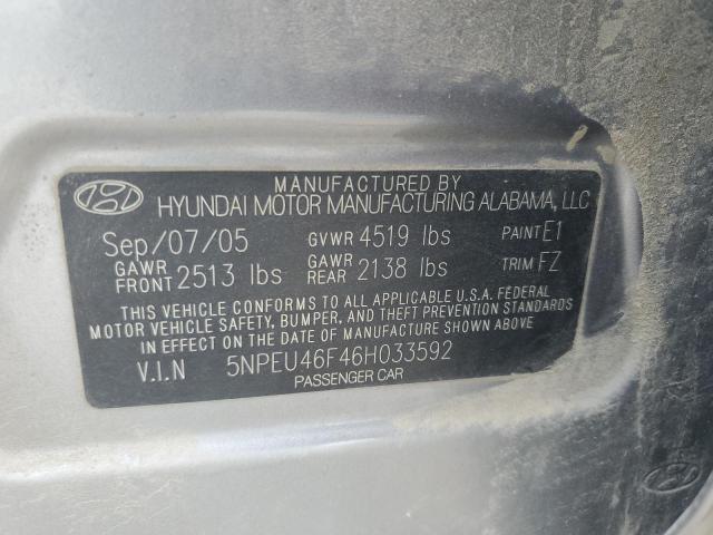 Photo 11 VIN: 5NPEU46F46H033592 - HYUNDAI SONATA 