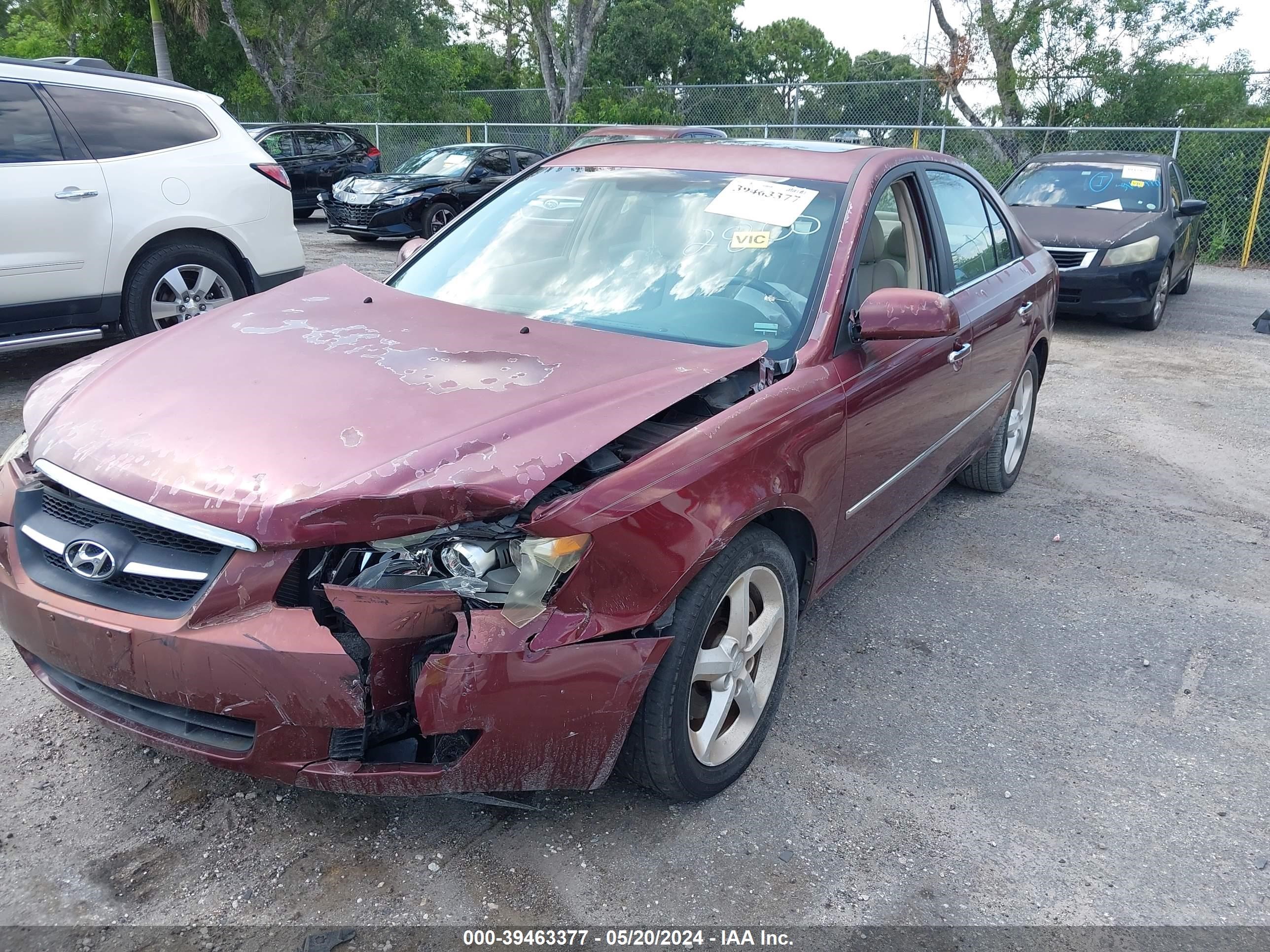 Photo 1 VIN: 5NPEU46F48H362800 - HYUNDAI SONATA 