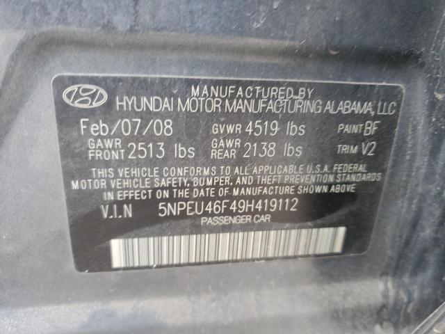 Photo 11 VIN: 5NPEU46F49H419112 - HYUNDAI SONATA SE 