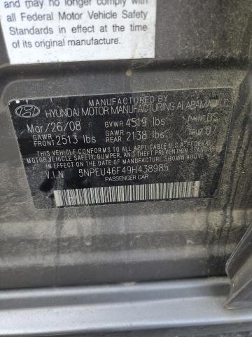 Photo 11 VIN: 5NPEU46F49H438985 - HYUNDAI SONATA SE 