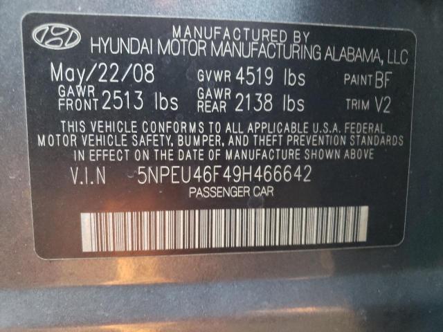 Photo 11 VIN: 5NPEU46F49H466642 - HYUNDAI SONATA SE 