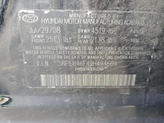 Photo 11 VIN: 5NPEU46F49H494604 - HYUNDAI SONATA SE 