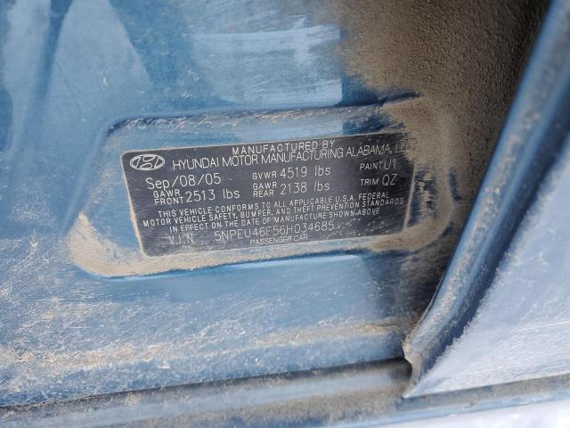 Photo 11 VIN: 5NPEU46F56H034685 - HYUNDAI SONATA 