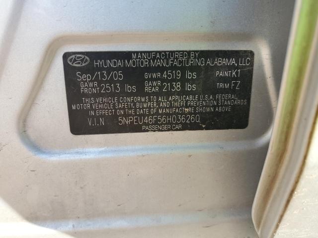 Photo 11 VIN: 5NPEU46F56H036260 - HYUNDAI SONATA 