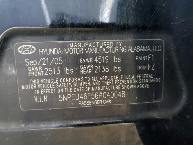 Photo 11 VIN: 5NPEU46F56H040048 - HYUNDAI SONATA GLS 