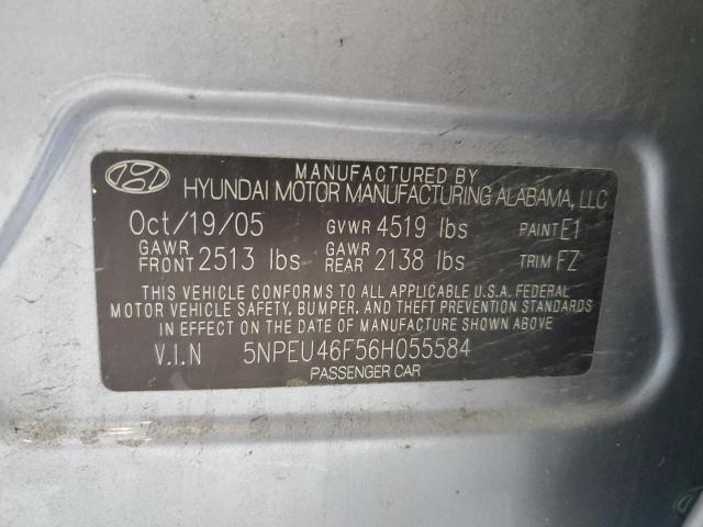 Photo 11 VIN: 5NPEU46F56H055584 - HYUNDAI SONATA 