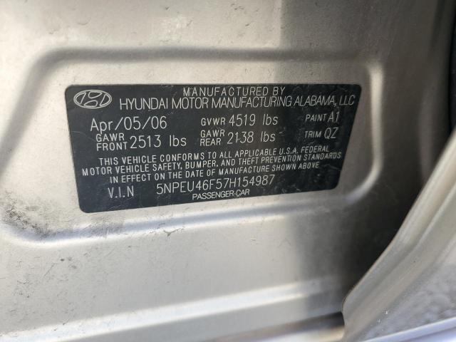 Photo 11 VIN: 5NPEU46F57H154987 - HYUNDAI SONATA 