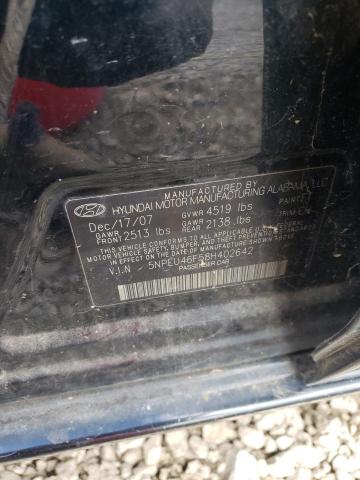 Photo 11 VIN: 5NPEU46F58H402642 - HYUNDAI SONATA SE 