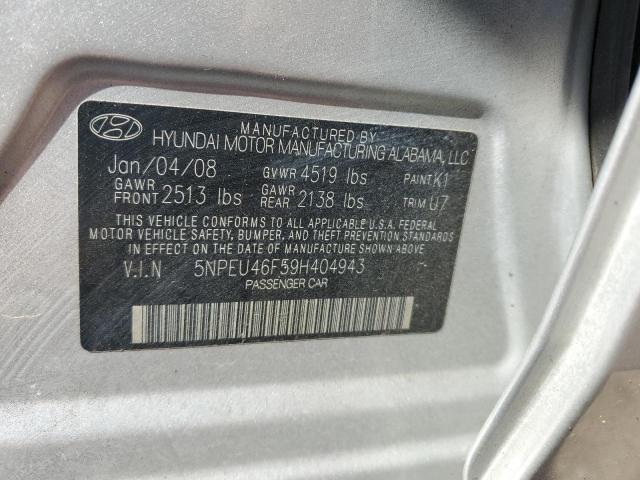 Photo 11 VIN: 5NPEU46F59H404943 - HYUNDAI SONATA SE 