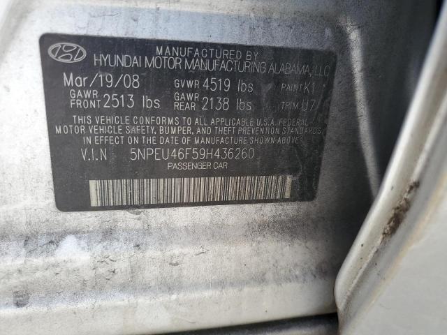 Photo 12 VIN: 5NPEU46F59H436260 - HYUNDAI SONATA 