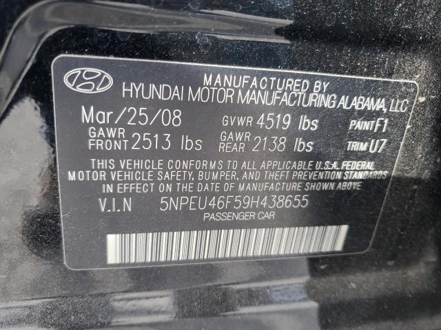 Photo 11 VIN: 5NPEU46F59H438655 - HYUNDAI SONATA SE 