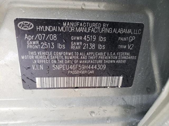 Photo 11 VIN: 5NPEU46F59H444309 - HYUNDAI SONATA 