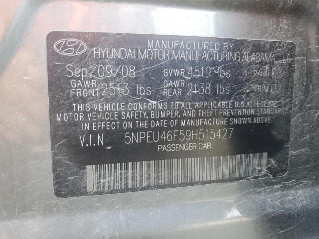 Photo 11 VIN: 5NPEU46F59H515427 - HYUNDAI SONATA 