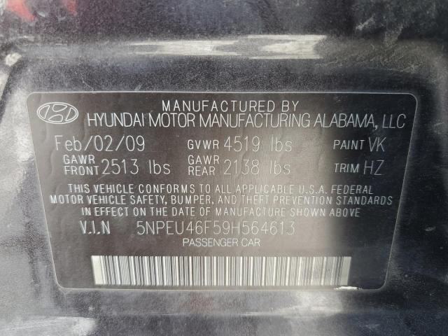 Photo 12 VIN: 5NPEU46F59H564613 - HYUNDAI SONATA 