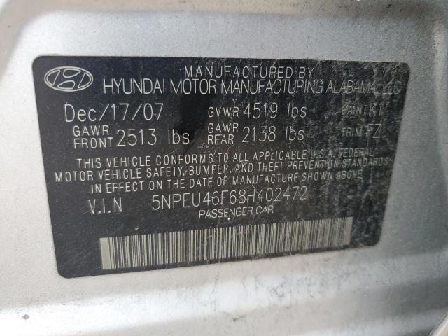 Photo 11 VIN: 5NPEU46F68H402472 - HYUNDAI SONATA 