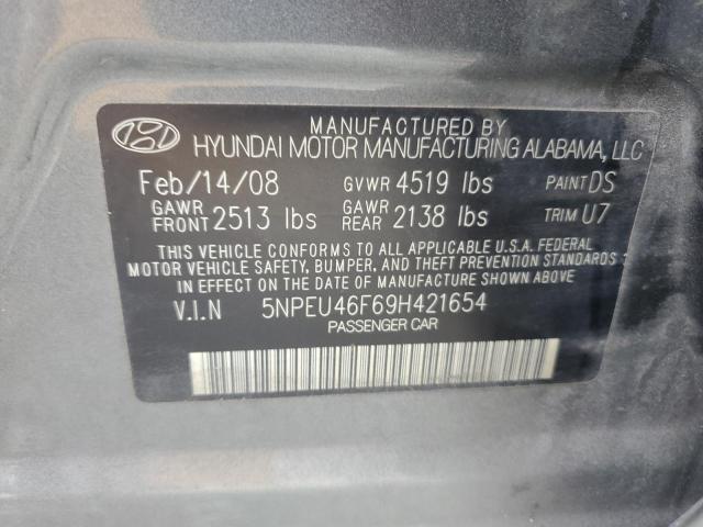 Photo 11 VIN: 5NPEU46F69H421654 - HYUNDAI SONATA SE 