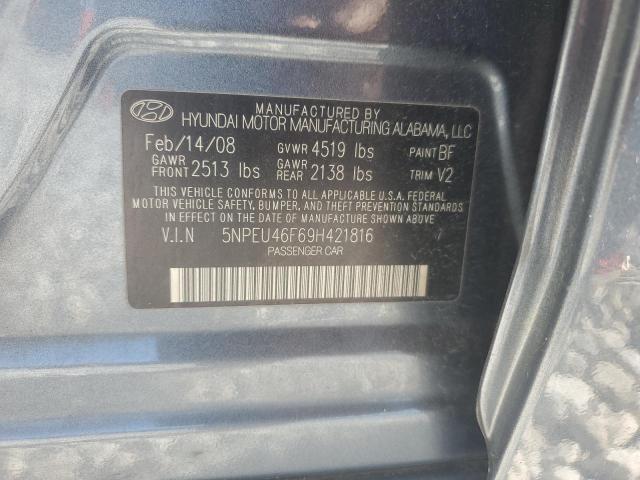 Photo 11 VIN: 5NPEU46F69H421816 - HYUNDAI SONATA SE 