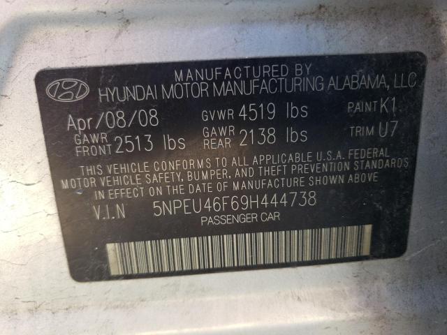 Photo 11 VIN: 5NPEU46F69H444738 - HYUNDAI SONATA 