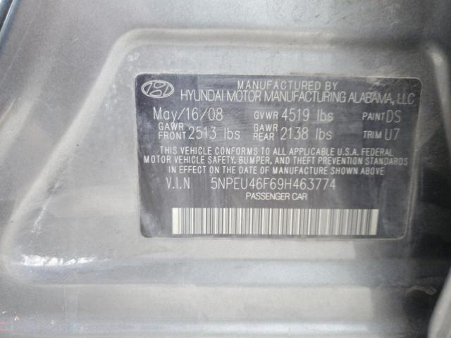 Photo 11 VIN: 5NPEU46F69H463774 - HYUNDAI SONATA 