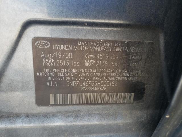 Photo 11 VIN: 5NPEU46F69H505182 - HYUNDAI SONATA SE 