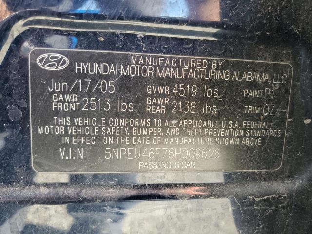 Photo 11 VIN: 5NPEU46F76H009626 - HYUNDAI SONATA 