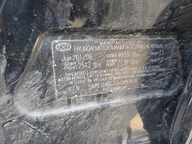 Photo 11 VIN: 5NPEU46F77H186808 - HYUNDAI SONATA SE 