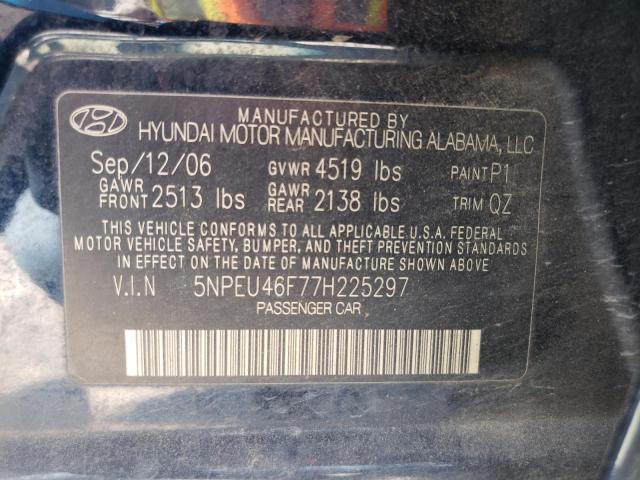 Photo 12 VIN: 5NPEU46F77H225297 - HYUNDAI SONATA SE 