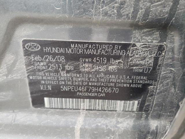 Photo 9 VIN: 5NPEU46F79H426670 - HYUNDAI SONATA SE 