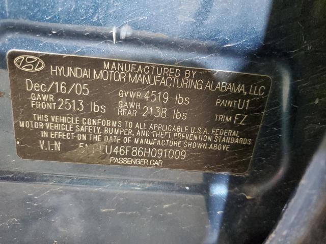 Photo 11 VIN: 5NPEU46F86H091009 - HYUNDAI SONATA 