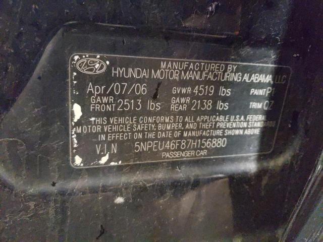 Photo 11 VIN: 5NPEU46F87H156880 - HYUNDAI SONATA 