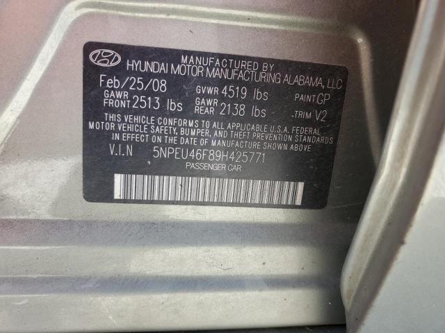 Photo 12 VIN: 5NPEU46F89H425771 - HYUNDAI SONATA SE 